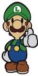 a png of Luigi giving the viewer a thumbs up.